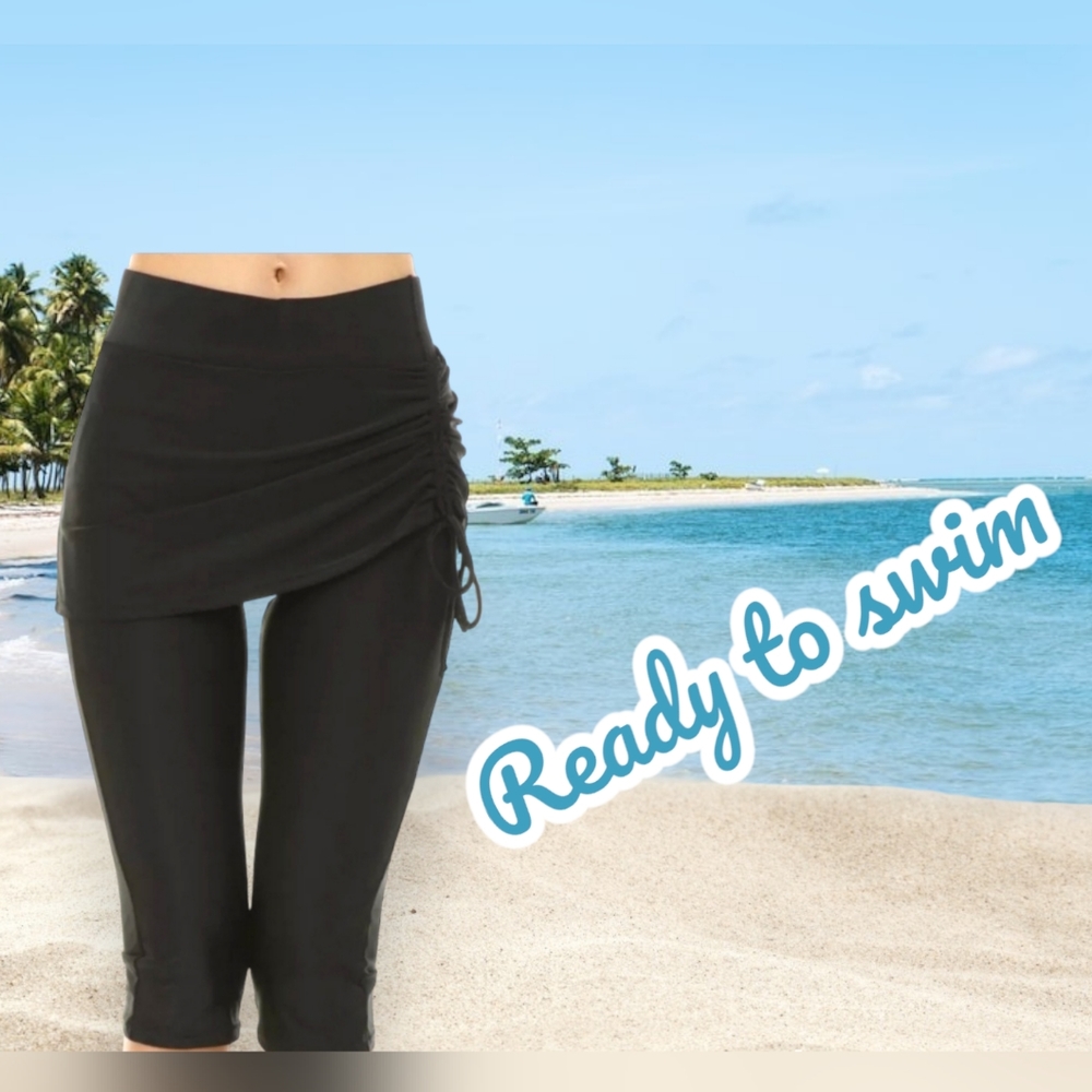 Swimwear Bottom..  Swim Pants With Skirt